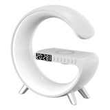 Carregador Estação Wireless Indução Qi Luminária Led Rgb