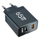 Carregador Fonte 65w Para Drone Dji Air 3 Mini 3/4 Avata 1/2