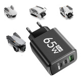 Carregador Fonte 65w Pro Drone Dji Air3, Mini 3/4, Avata 1/2
