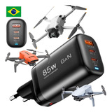 Carregador Fonte Drone Dji Mini 2se Mini 3 Pro Dji Fpv Avata