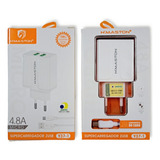 Carregador Hmaston Duo Usb Turbo + Cabo Micro Usb 4.8a Y37-1