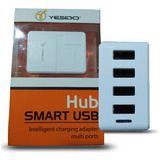 Carregador Mesa Celular Fonte 4 Portas Usb Rápido Hub 