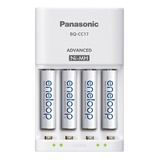 Carregador Panasonic Eneloop 4 Pilhas Aa