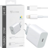 Carregador Para iPhone Fonte Usb Tipo C 20w Turbo Original