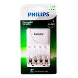 Carregador Philips P/ 4 Pilhas Aa