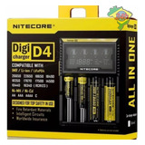Carregador Pilhas Baterias Recarregáveis Nitecore D4