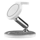 Carregador Por Indução 15w De Mesa 3 Em 1 Com Magsafe Geonav