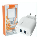 Carregador Rápido 2 Saídas Usb Universal Tomada 5.1 A Bivolt