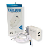 Carregador Rápido Tomada 2saídas Usb Universal Bivolt Sumexr