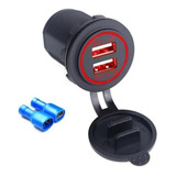 Carregador Tomada Usb Veicular 3.1a Saídas ( 2.1a + 1.0a ) Substitui O Acendedor Led Vermelho