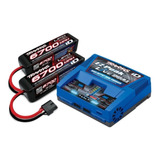 Carregador Traxxas Ez-peak Dual 2973 + 2 Battery 4s