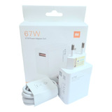 Carregador Turbo 67w Para Xiaomi Redmi Note Todos Os Modelos