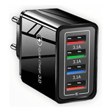 Carregador Turbo Com 4 Portas Usb 3.0 Quick Charge Premium