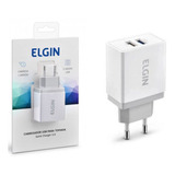 Carregador Universal De Tomada C/2 Saídas Usb Bivolt 