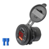 Carregador Usb 12v 24v Pd C/qc 3.0 Com Soquete De Interrupto