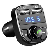 Carregador Usb Mp3 Bluetooth Carro Transmissor Rádio Fm 