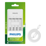 Carregador Usb Philips Scb3400nb 1 Unidade