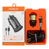 Carregador Veicular 20w +cabo Para iPhone 11 12 13 14 Anatel