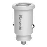 Carregador Veicular Baseus Grain 2 Entradas Usb 5v 3.1a