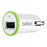 Carregador Veicular Belkin Usb-a 2.0 2.4a 12w Verde