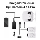Carregador Veícular Dji Phantom 4, 4 Pro, Duplo, Yx. 