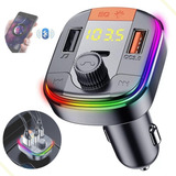 Carregador Veicular Transmissor Bluetooh Fm Mp3 Pd 18w Tipoc Cor Preto - S36