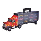 Carreta Com 12 Carrinhos Caminhão Miniatura Braskit