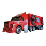 Carreta Scânia 113h Baú Som Dvd Bluetooth Usb Fm Miniatura