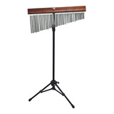 Carrilhão Duplo 72 Barras Alumínio C/pedestal Percussaonline