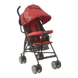 Carrinho Bebê Guarda Chuva 6-36 Mês 15kg Umbrella Baby Style Cor Vermelho Cor Do Chassi Preto