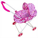 Carrinho Boneca Passeio Bebê Reborn Infantil Menina Luxo 
