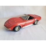 Carrinho Brinquedo Corvette 1/18 Em Metal.