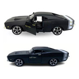 Carrinho Brinquedo Dodge Charger Preto Velozes