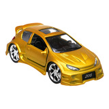 Carrinho Brinquedo Peugeot 206 Tuning Sico Escala 1/32 13cm