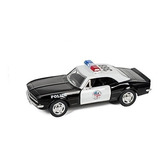 Carrinho Camaro Antigo 1967 Policia Brinquedo