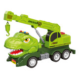 Carrinho Caminhão Dinotruck Brinquedo Com Fricção
