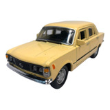 Carrinho Carro Coleção Fiat 125p Miniatura Ferro Fricção