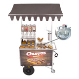 Carrinho Churros Gourmet C/ Fritad Resistência