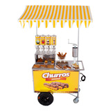 Carrinho Churros Gourmet Masseira Fuso Tubo