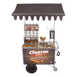 Carrinho Churros Gourmet Top Masseira Fuso E 4 Doceiras - R2