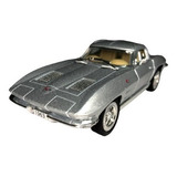 Carrinho Coleção Miniatura Corvette 1963 Ferro
