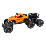 Carrinho Controle Remoto 4x4 6 Rod Grande Veloz Recarregável