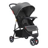 Carrinho De Bebê 3 Rodas Passeio 4ride Maxi Baby - Cinza