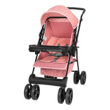 Carrinho De Bebê Berço Passeio - Solare Rosa - Tutti Baby