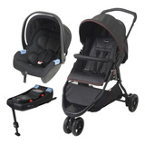 Carrinho De Bebê Cr3 E Bebê Conforto Base Isofix - Burigotto