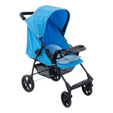 Carrinho De Bebê Romano Azul 0 A 15kg Galzerano