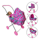 Carrinho De Boneca Berço Bebe Reborn Brinquedo