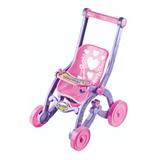 Carrinho De Boneca Passeio Florzinha Princesa - Brinquemix