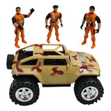 Carrinho De Brinquedo Carro Picape Jipe Boneco Soldadinho