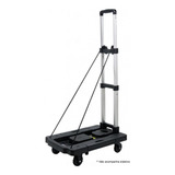 Carrinho De Carga Plataforma Abs Dobrável 100kg - 5 Rodas